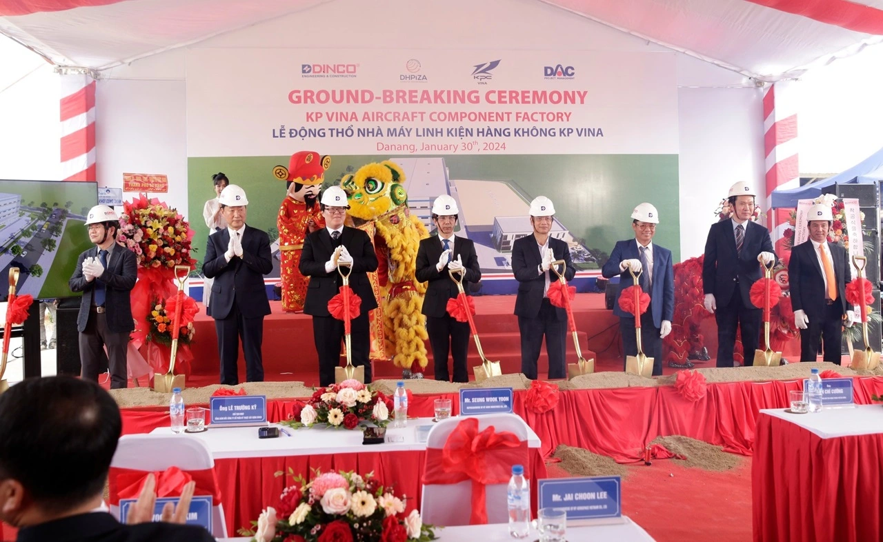 DINCO E&C STARTING THE CONSTRUCTION OF KP VINA AIRCRAFT COMPONENT FACTORY