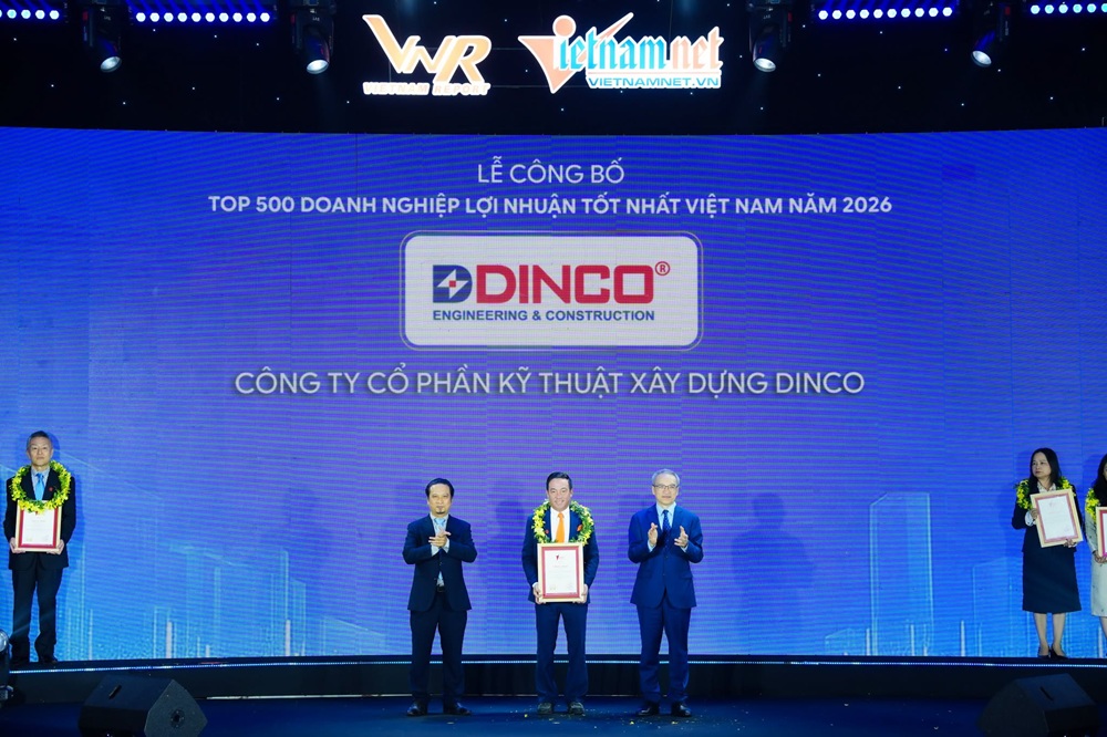 Dinco E&C được vinh danh trong Top PROFIT500
