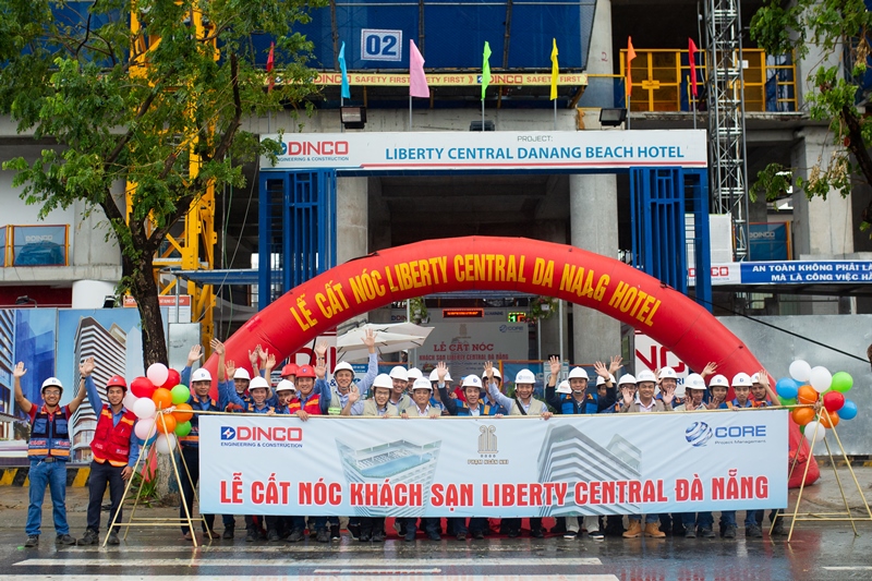 LỄ CẤT NÓC KHÁCH SẠN LIBERTY CENTRAL